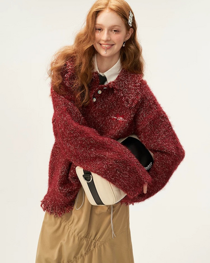 0 polo sweater