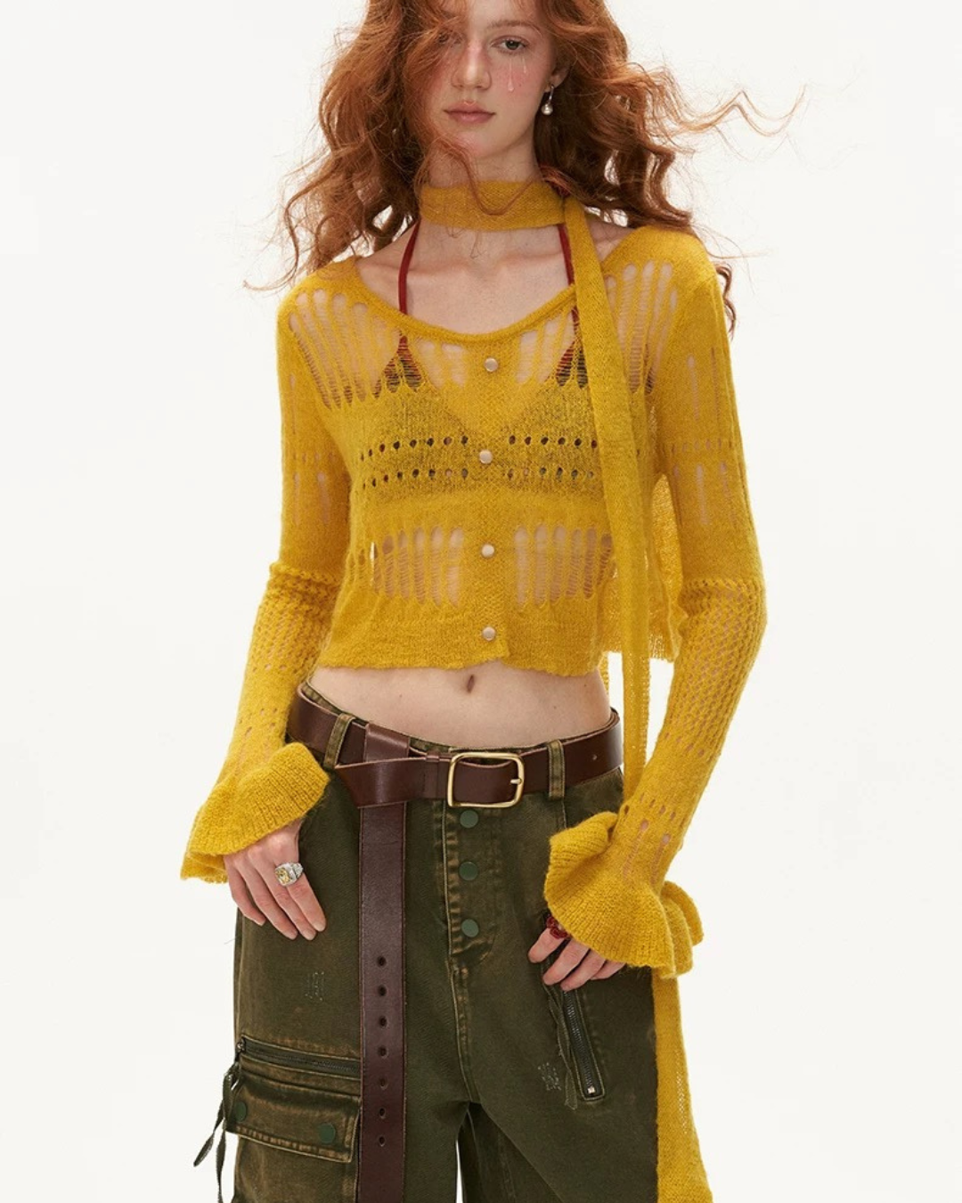 0 sheer cardigan