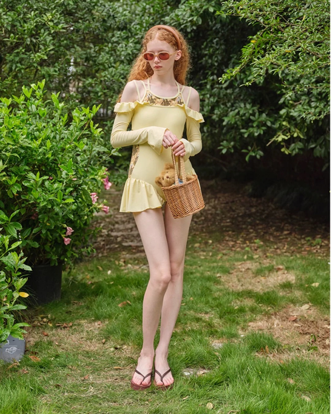 0 frill swim wear