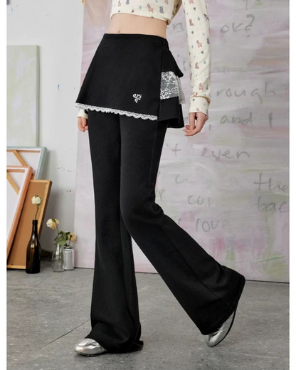 0 fake edge pants