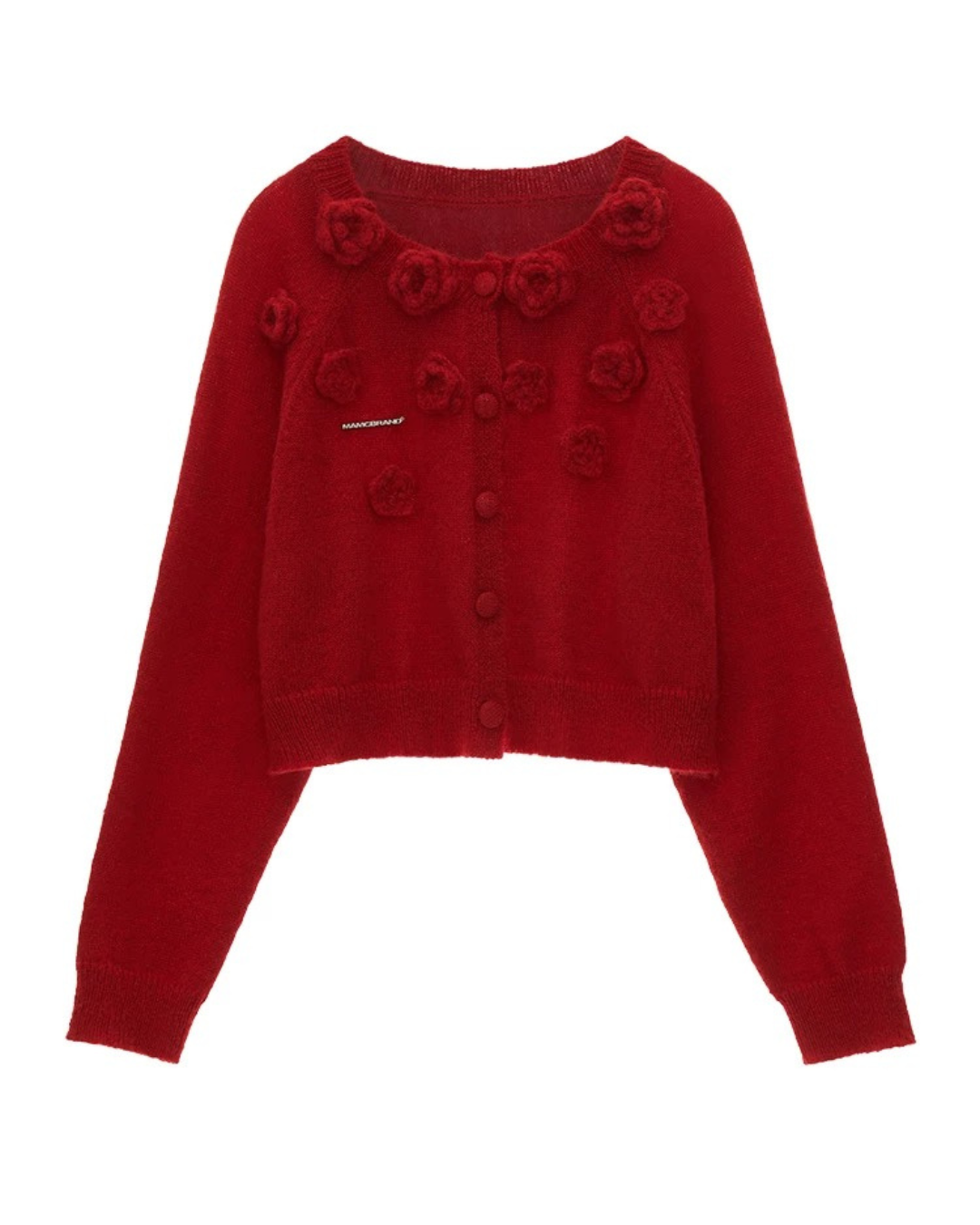 0 rose cardigan