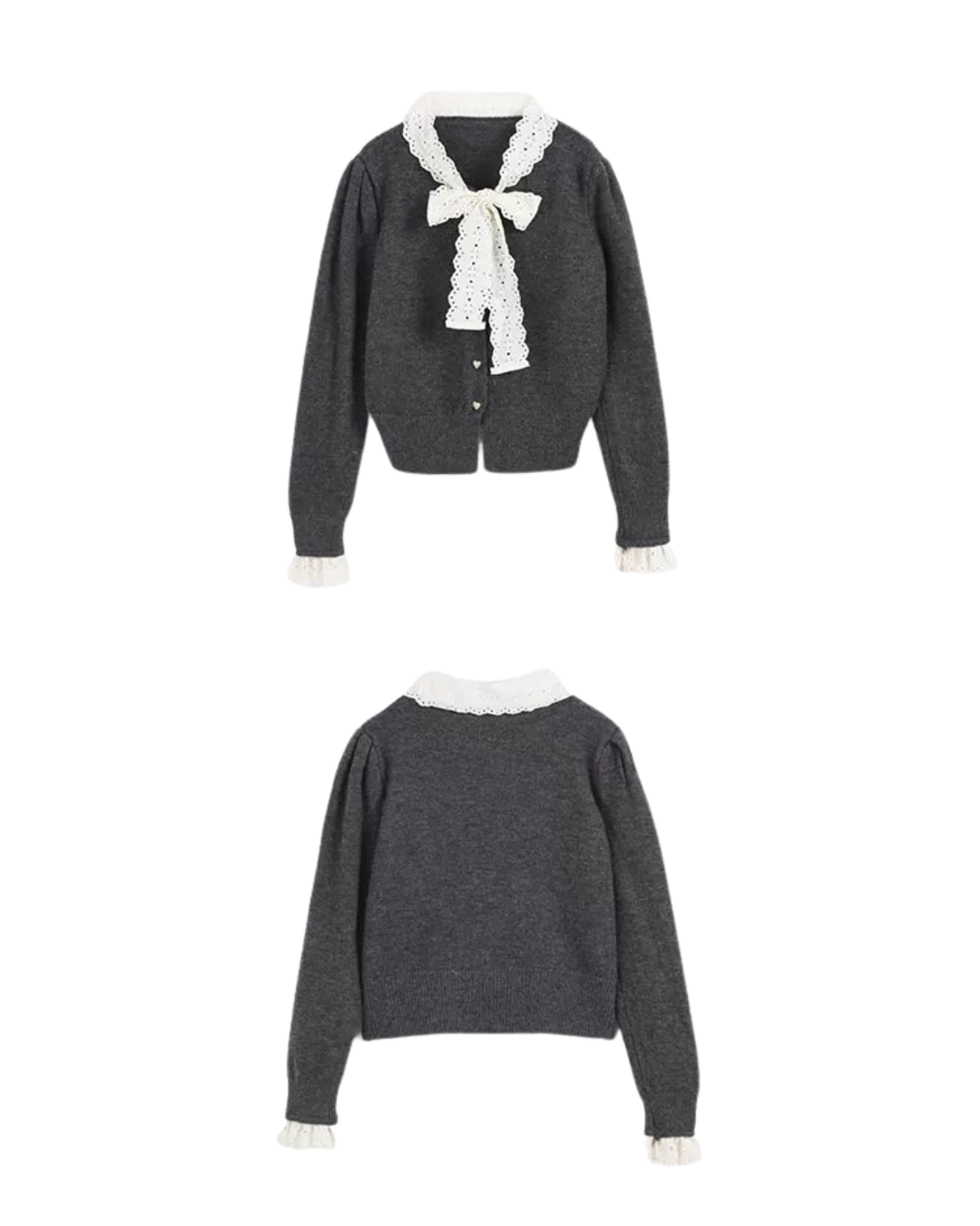 0 ribbon cardigan