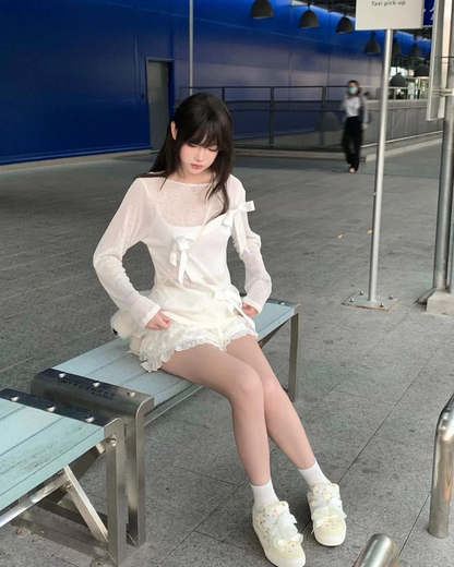 0 ribbon blouse