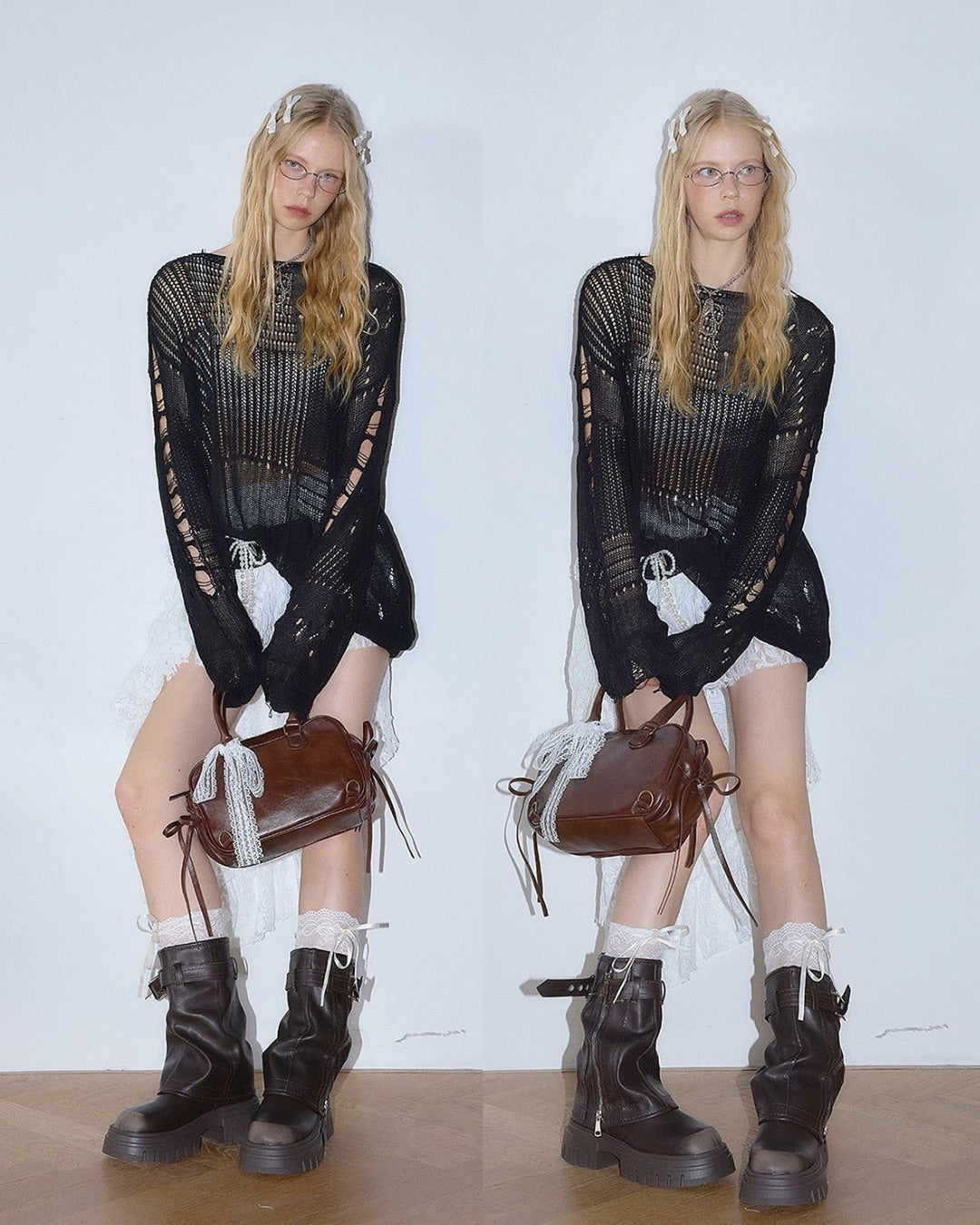 0 mesh blouse