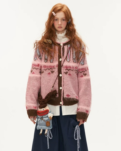 0 rétro cardigan