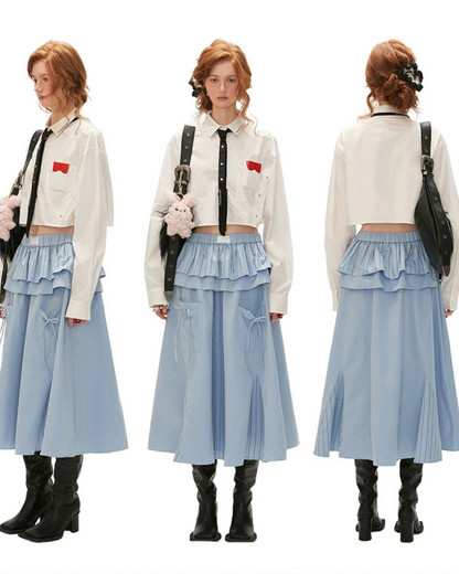 00 layered skirt