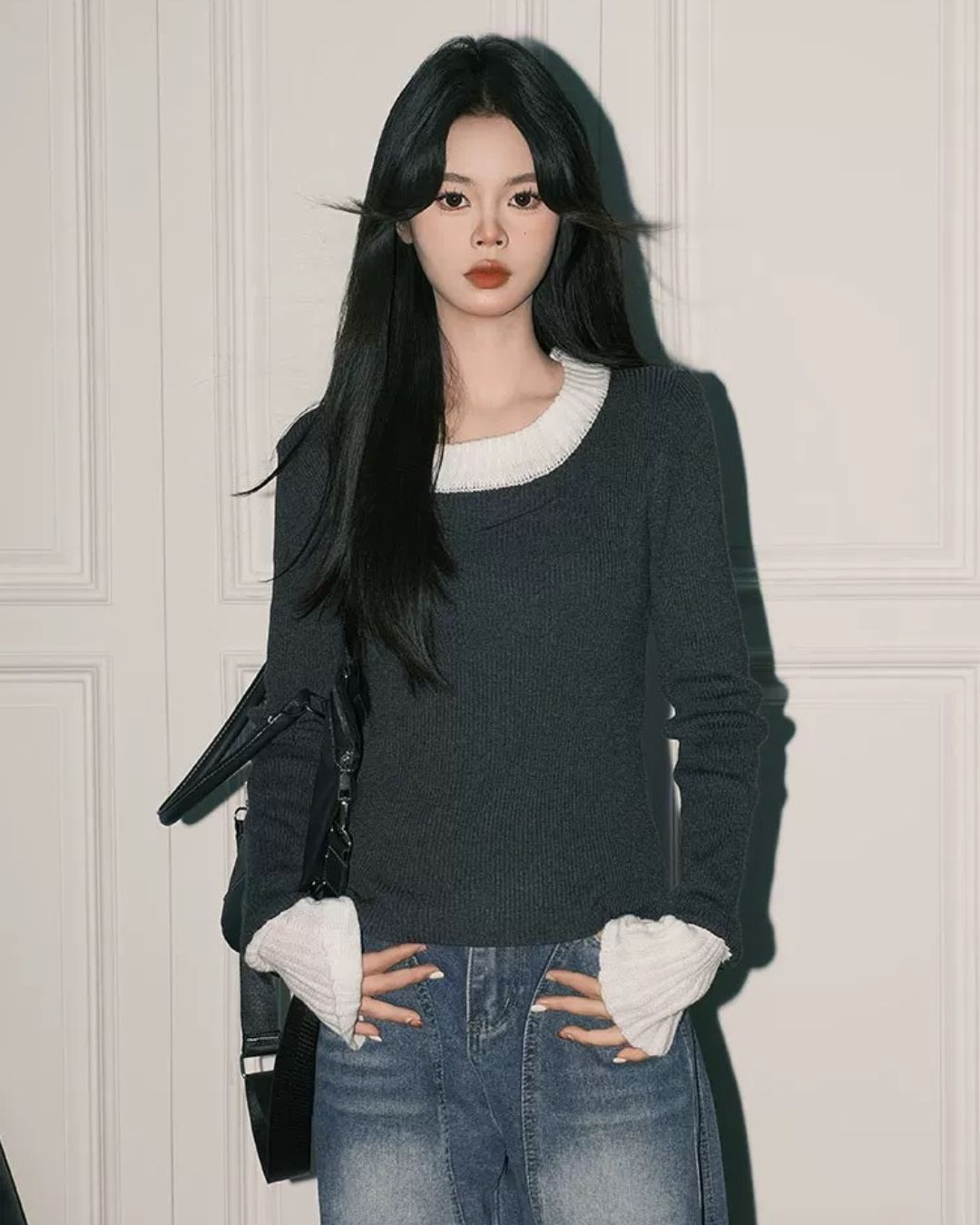 0 sleeve sweater