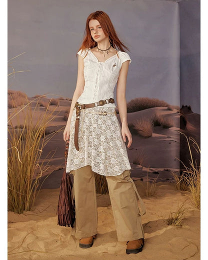 0 low-lace skirt