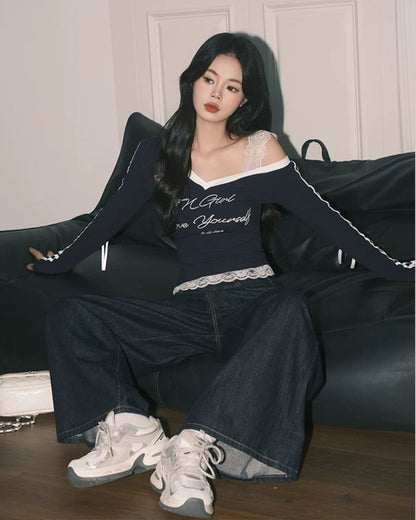 0 rétro lace T