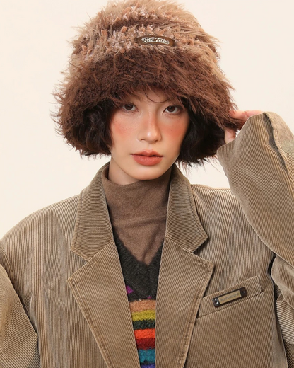 0 fluffy hat