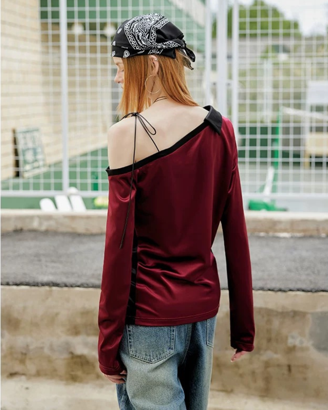 0 satin logo T