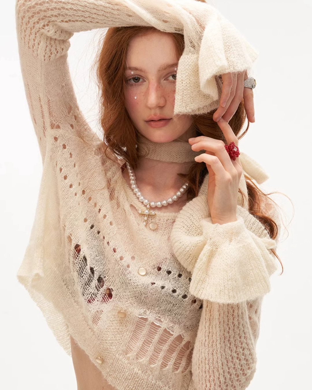 0 sheer cardigan