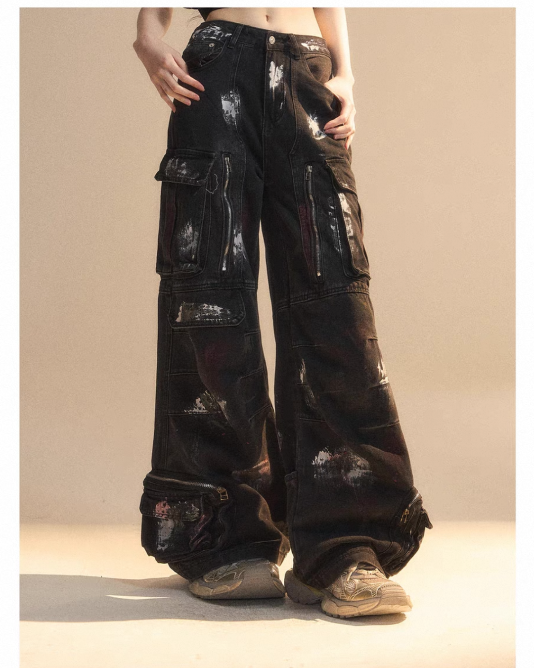 dirty denim pants