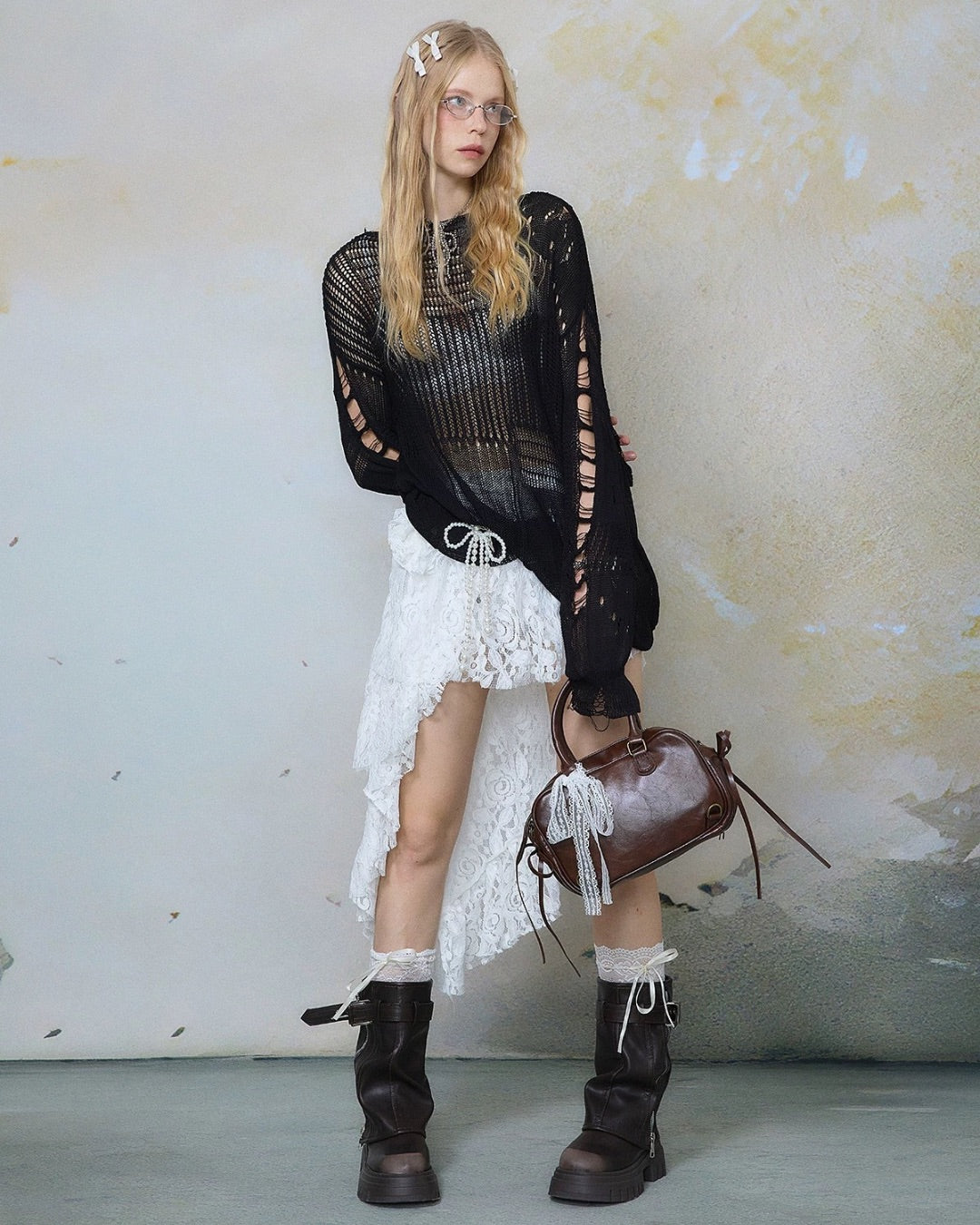 0 mesh blouse