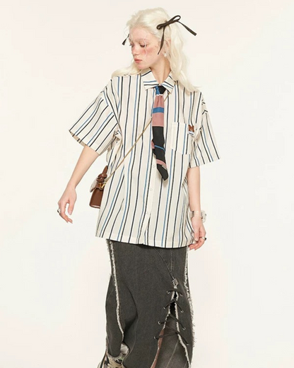 0 stripe shirt