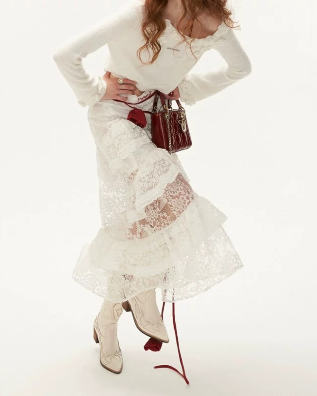 0 lace skirt