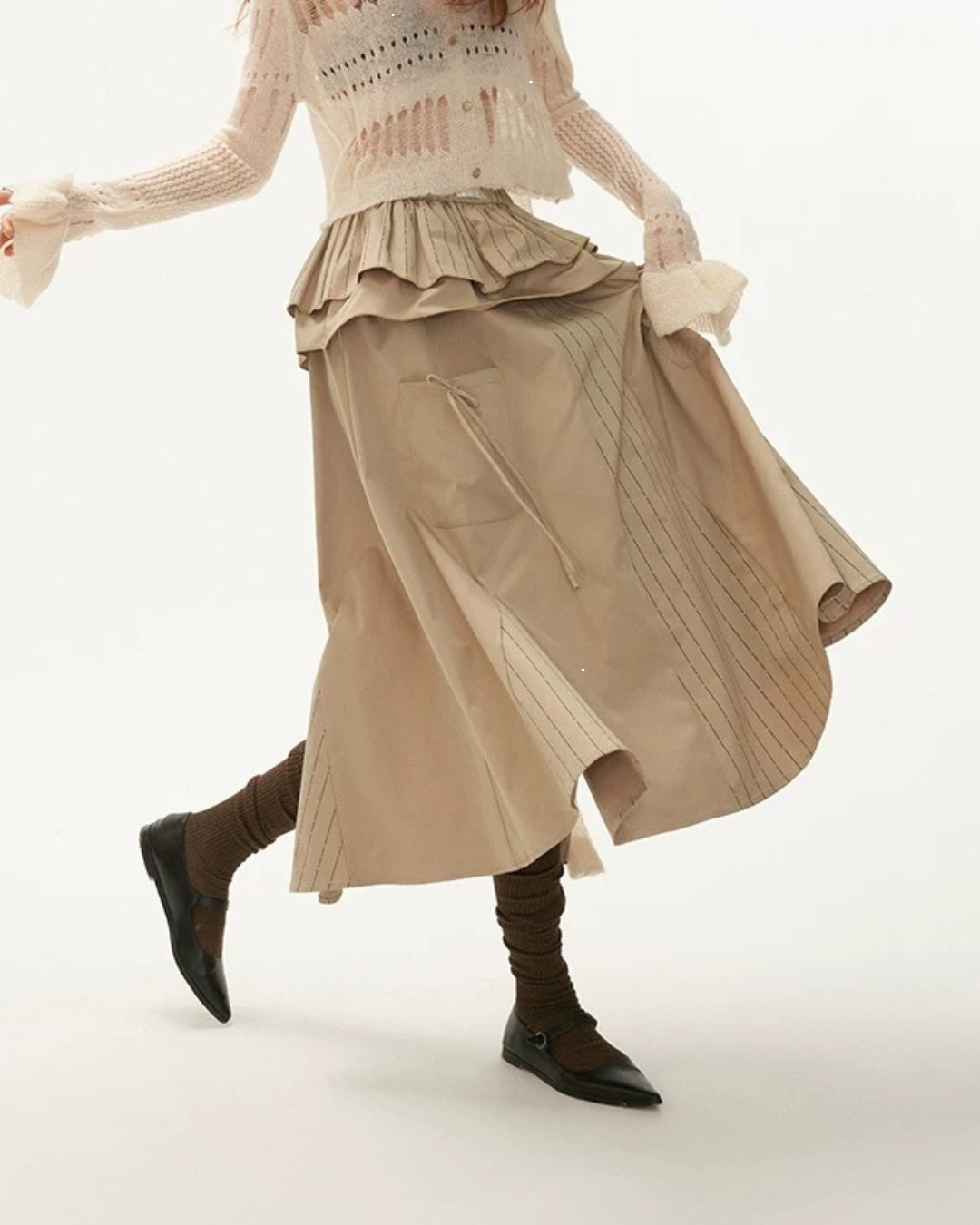 00 layered skirt