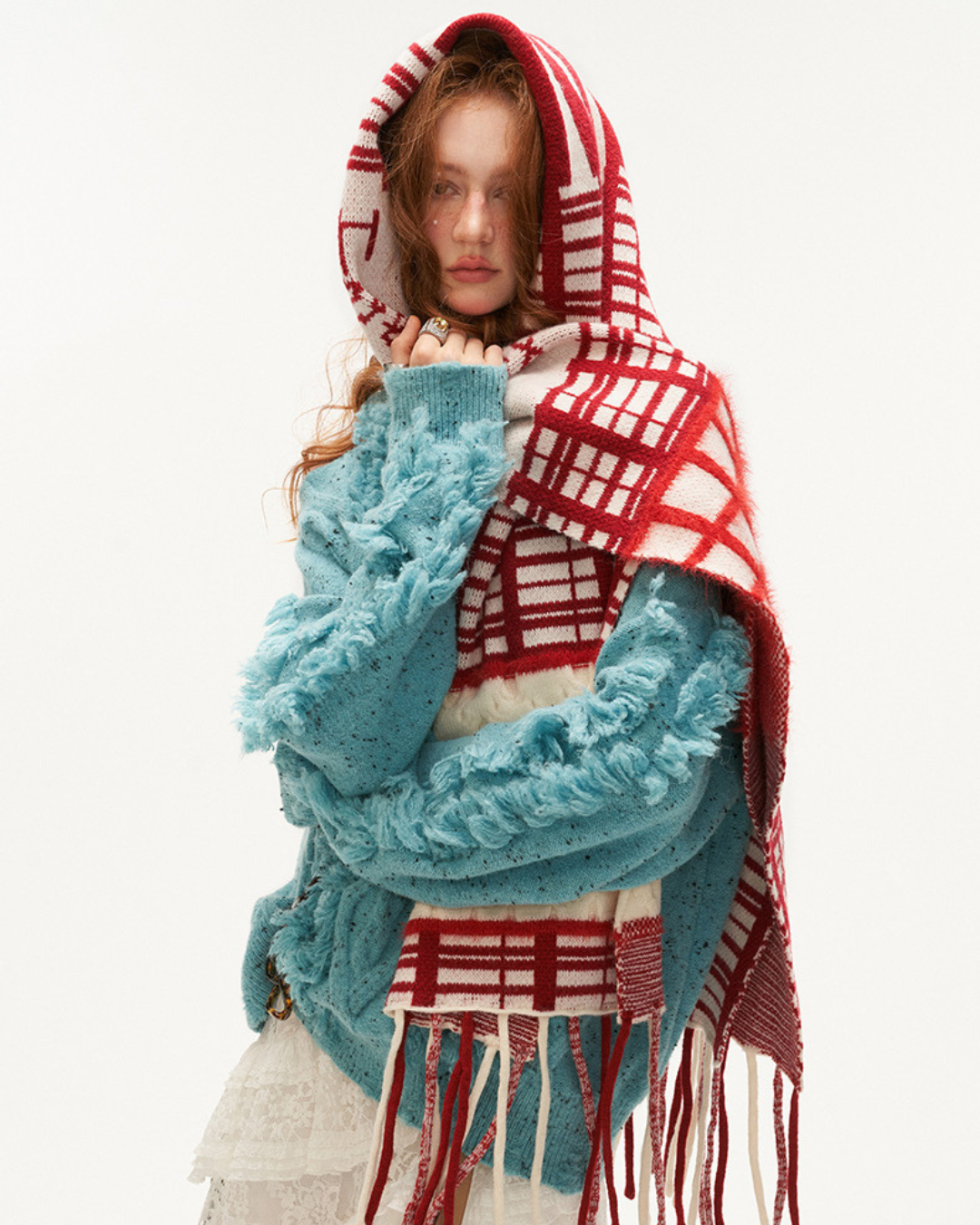 00 check scarf