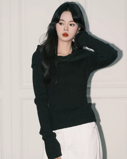 0 ribbon sweater