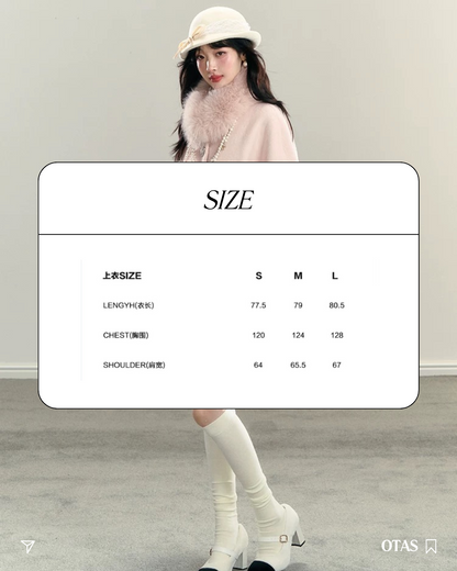 01 fur sleeve coat