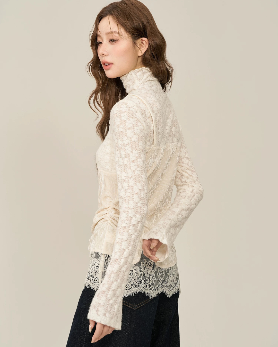 0 sheer blouse