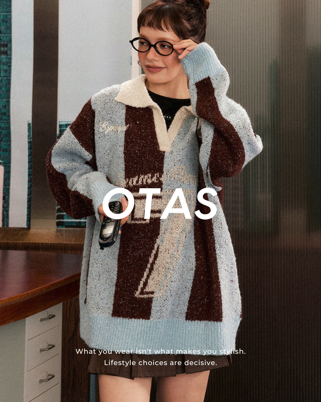 0 stripe sweater
