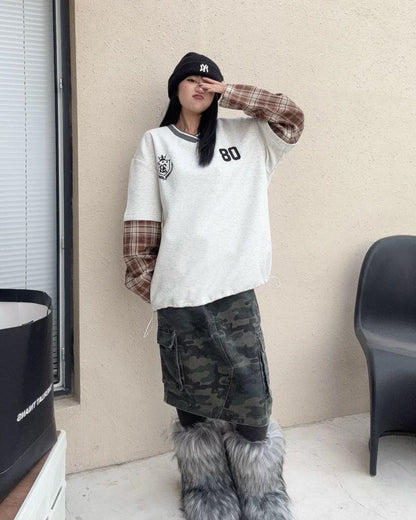 0 check sweater