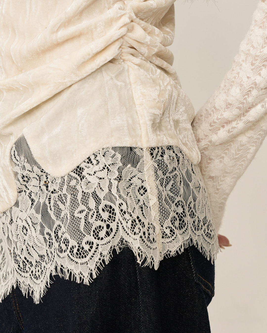 0 sheer blouse