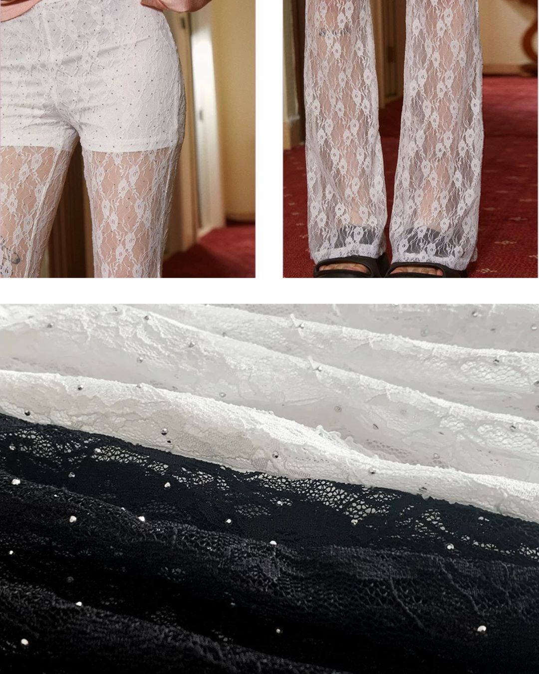 0 lace pants