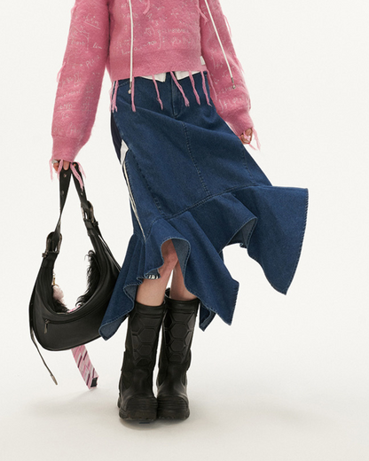00 shaggy skirt