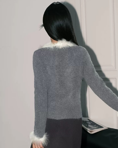 00 fur cardigan