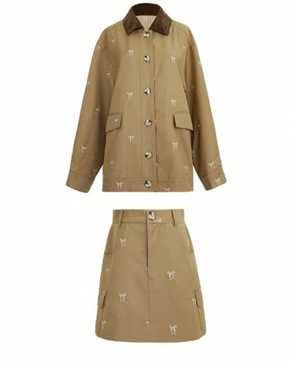 ribbon brown set-up