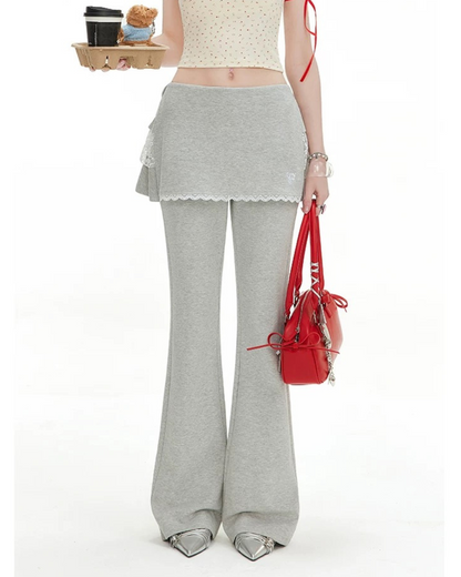 0 fake edge pants