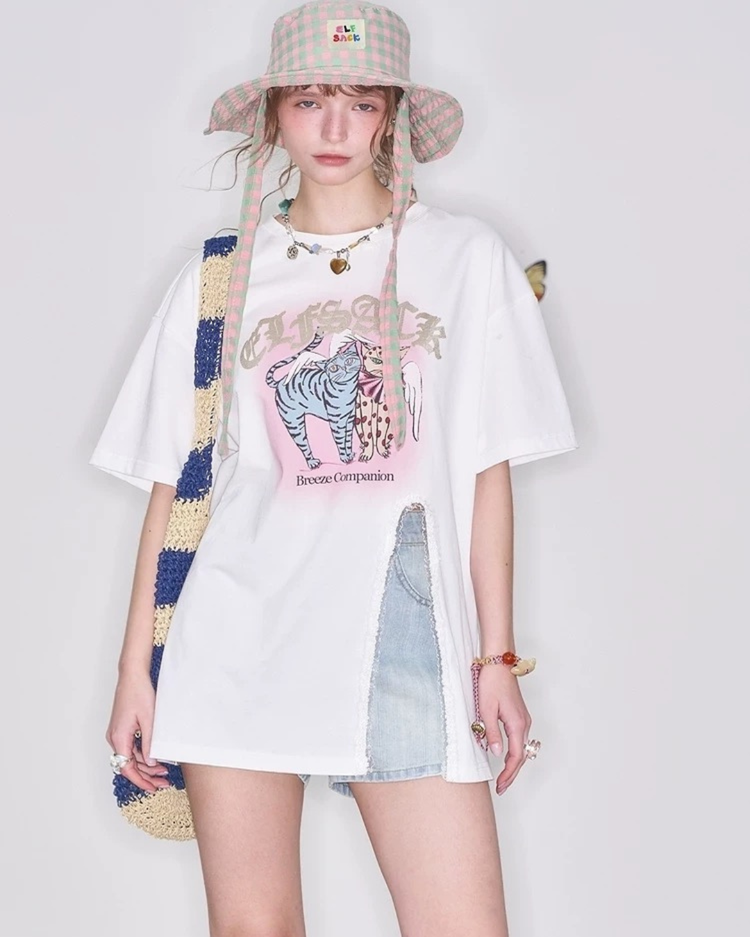 0 Big slit t-shirt