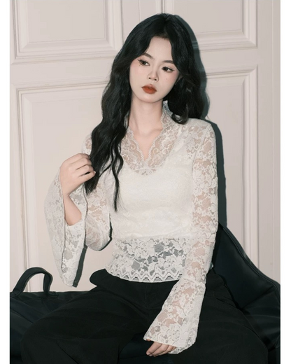 0 lace blouse