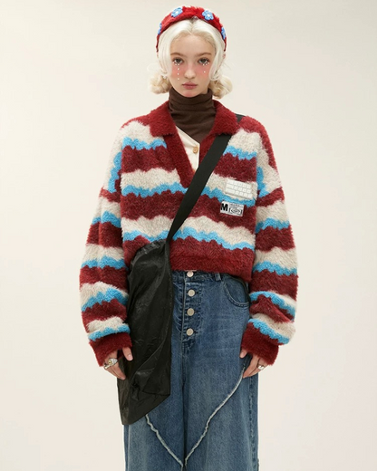 01 polo cardigan