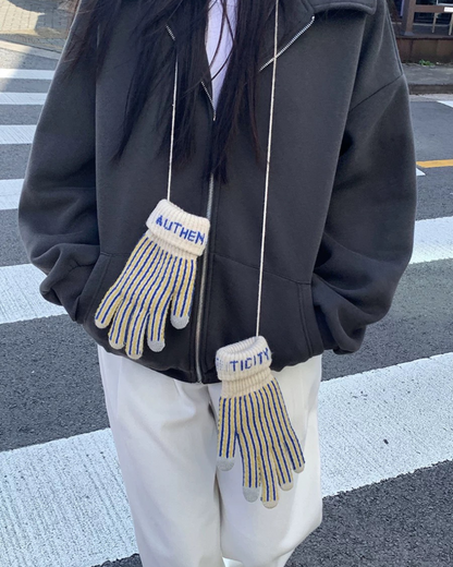 00 stripe gloves