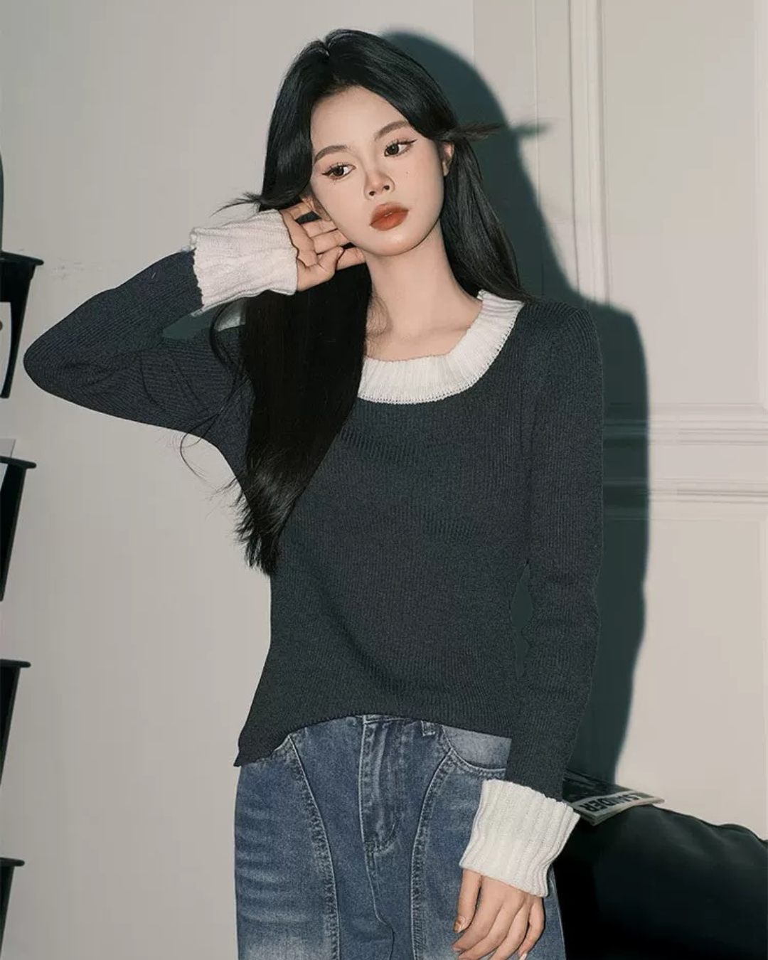 0 sleeve sweater