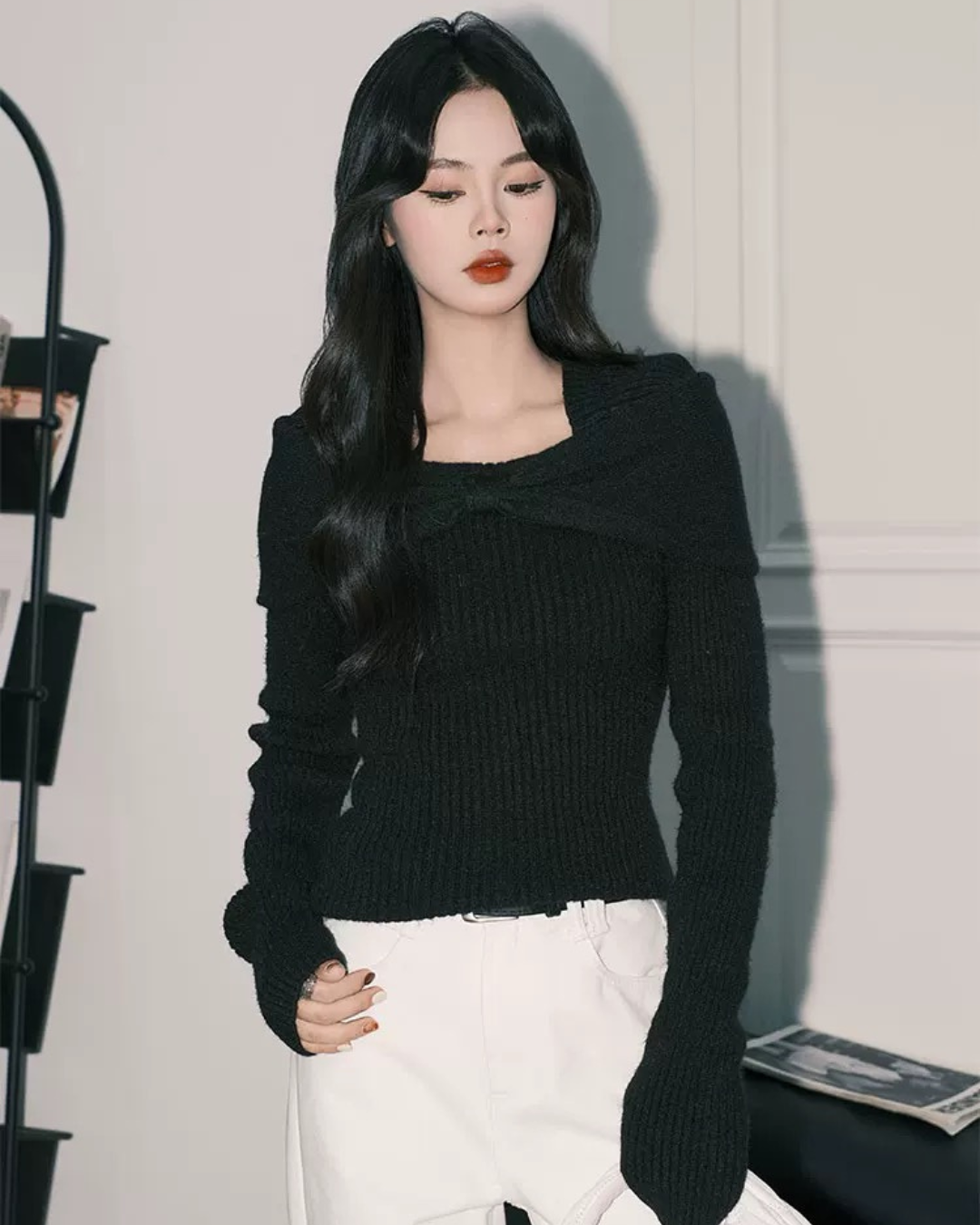 0 ribbon sweater