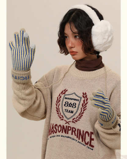 00 stripe gloves