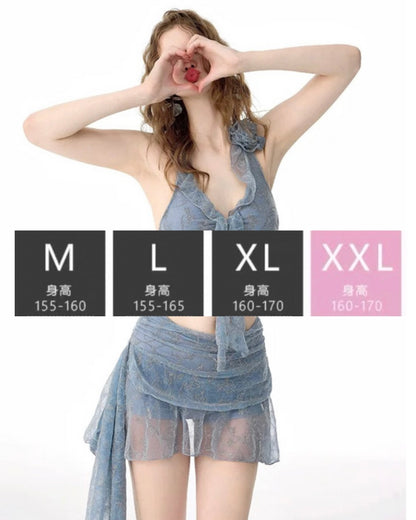 race denim swimwear