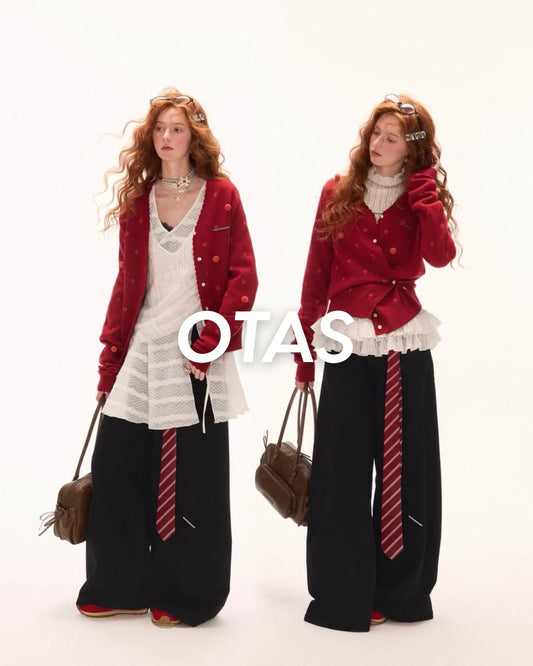 dot cardigan