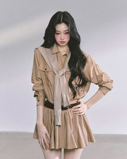 mini shirt onepiece