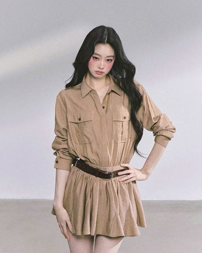 mini shirt onepiece