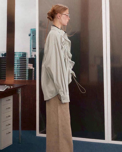 front chiffon shirt